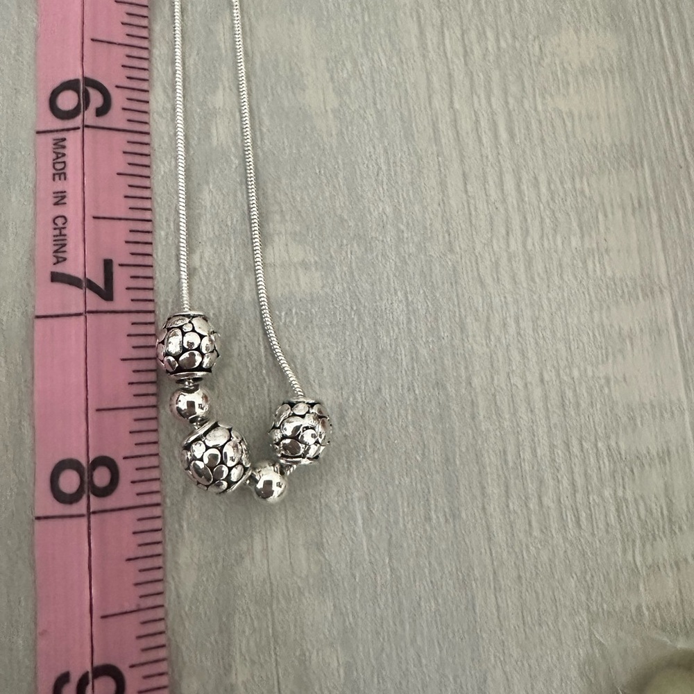 Belk Silver Necklace and Earring Set - Picture 4 of 5